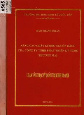 Nâng cao chất lượng nguồn hàng của công ty tnhh phát triển kỹ nghệ thương mại