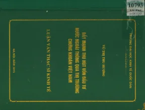 Đẩy mạnh thu hút vốn đầu tư nước ngoài thông qua thị trường chứng khoán việt nam
