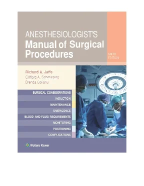 2020 anesthesiologists manual of surgical procedures
