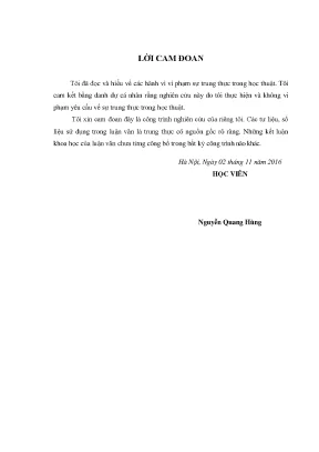 Chính sách phát triển thương mại trên địa bàn huyện hưng nguyên tỉnh nghệ an