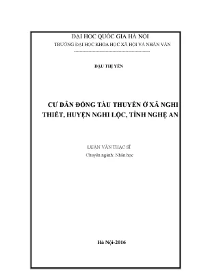 Cư dân đóng tàu ở xã nghi thiết huyện nghi lộc tỉnh nghệ an
