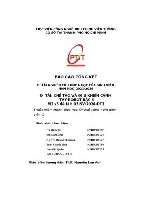 Ch to v đi u khiển cnh tay robot bậc 3 m1 s3