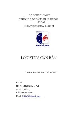 Logistics căn bản