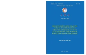 Nghiên cứu đặc điểm lâm sàng cận lâm sàng và đánh giá kết quả điều trị chỉnh hình không nhổ răng ở bệnh nhân sai khớp cắn loại i angle bằng khí cụ cố định tại bệnh viện trường đại học