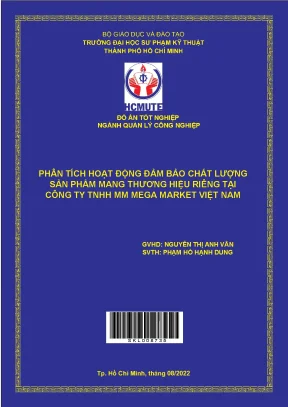 Phân tích hoạt động đảm bảo chất lượng sản phẩm mang thương hiệu riêng tại công ty tnhh mm mega market việt nam