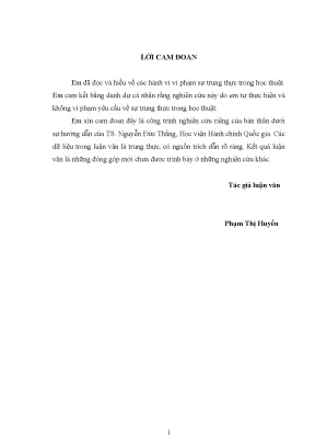 Thực thi chính sách đào tạo nghề cho lao động nông thôn tại huyện hải hậu tỉnh nam định