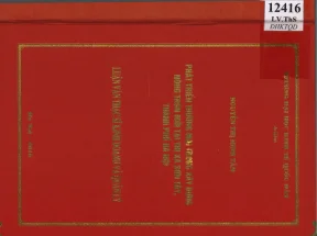 Phát triển thương mại trong xây dựng nông thôn mới tại thị xã sơn tây thành phố hà nội