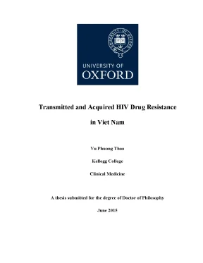 Transmitted and acquired hiv drug resistance in viet nam