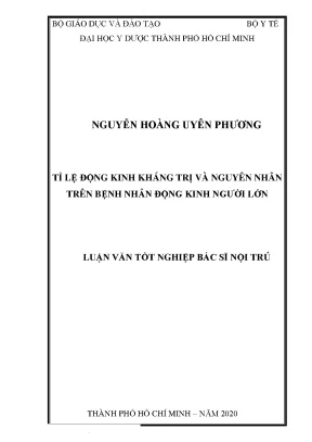 Tỉ lệ động kinh kháng trị và nguyên nhân trên bệnh nhân động kinh người lớn