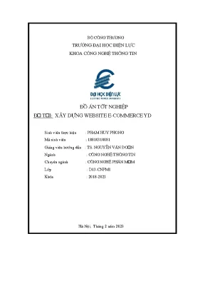Xây dựng website e commerce y
