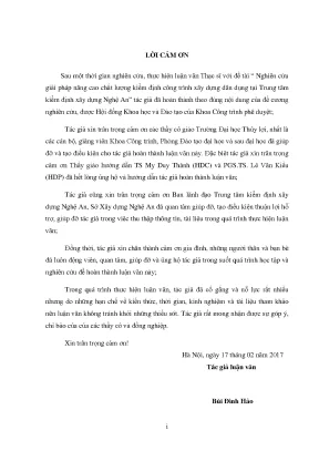 Nghiên cứu giải pháp nâng cao chất lượng kiểm định công trình xây dựng dân dụng tại trung tâm kiểm định xây dựng nghệ an