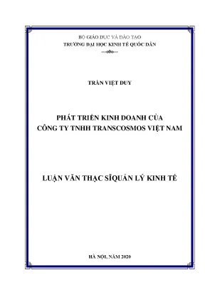 Phát triển kinh doanh của công ty tnhh transcosmos việt nam