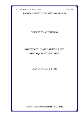 Nghiên cứu giải phẫu ứng dụng động mạch mũ đùi trong