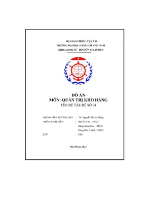Đặc điểm của hàng hóa và kho hàng 1 1 giới thiệu công ty cổ phần thực phẩm đức việt