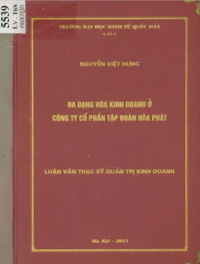 Đa dạng hóa kinh doanh ở công ty cổ phần tập đoàn hòa phát