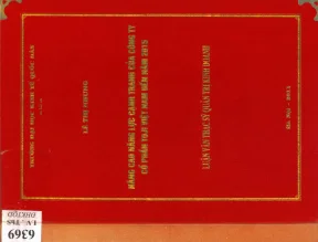 Nâng cao năng lực cạnh tranh của công ty cổ phần toji việt nam đến năm 2015