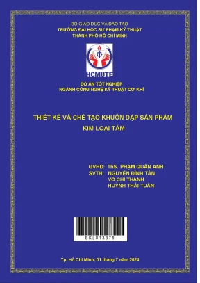 Thiết kế và chế tạo khuôn dập sản phẩm kim loại tấm