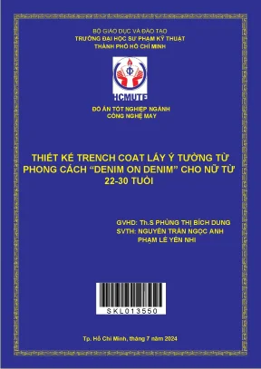 Thiết kế trench coat lấy ý tưởng từ phong cách denim on denim cho nữ từ 22 30 tuổi