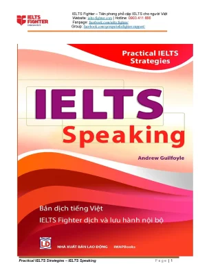 Sách speaking strategies bản dịch chuẩn ielts fighter
