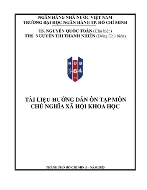 Tài liệu hướng dẫn ôn tập môn chủ nghĩa xã hội khoa học