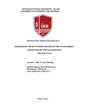 Khóa luận tốt nghiệp tài chính ngân hàng researching the bottoming process of the stock market opportunities and challenges in the new cycle