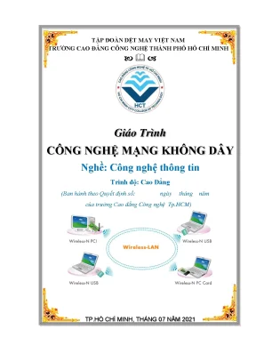 Giáo trình công nghệ mạng không dây nghề công nghệ thông tin cao đẳng