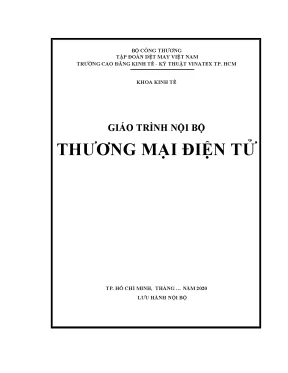 Giáo trình thương mại điện tử