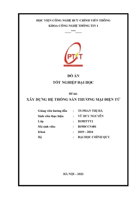 Đề tài xây dựng hệ thống sàn thương mại điện tử