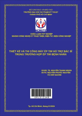 Thiết kế và thi công máy ép tim hỗ trợ bác sĩ trong trường hợp ép tim bệnh nhân