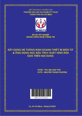 Xây dựng hệ thống kinh doanh thiết bị điện tử ứng dụng học sâu truy xuất hình ảnh dựa trên nội dung