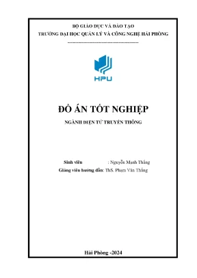 Khóa luận giải pháp cung cấp dịch vụ mytv b2b cho bệnh viện trẻ em hải phòng