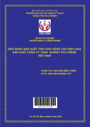 Ứng dụng sản xuất tinh gọn nâng cao hiệu quả sản xuất công ty tnhh summit polymers việt nam