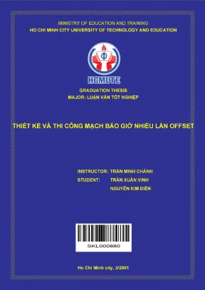 Thiết kế và thi công mạch báo giờ nhiều lần offset