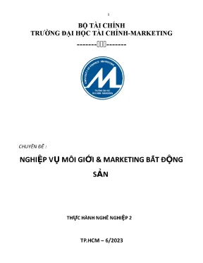 Nghiệp vụ moi giới và marketing bất động sản