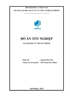 Khóa luận nghiên cứu thiết bị xgspon trên mạng viễn thông hải phòng