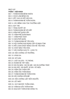 Bệnh học hiện đại 1