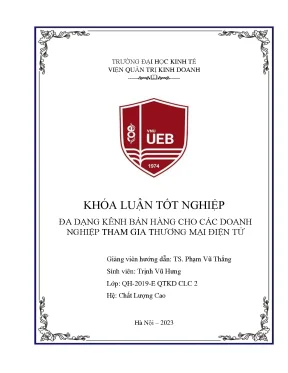 Đa dạng kênh bán hàng cho các doanh nghiệp tham gia thương mại điện tử