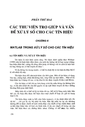 Các thư viện trợ giúp và vấnđề xử lý số cho các tín hiệu
