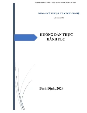 Hướng dẫn thực hành plc chương 1 lập trình plc s7 1200
