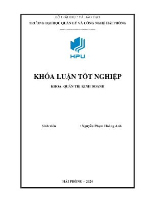 Khóa luận hoàn thiện quy trình tuyển dụng nhân sự tại công ty tnhh đại bình