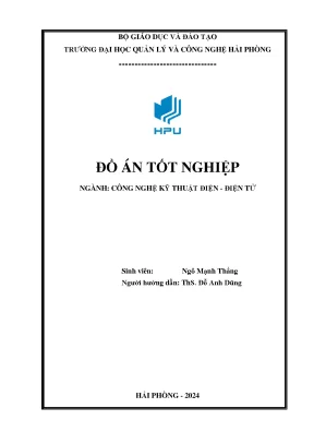 Khóa luận nghiên cứu hệ thống thông tin di động 5g và lộ trình áp dụng triển khai vào mạng viễn thông vnpt hải phòng