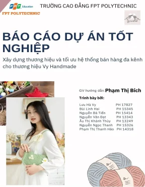 Dự án tốt nghiệp tmdt fpt polytechnic xây dựng thương hiệu và tối ưu hệ thống bán hàng đa kênh cho thương hiệu vy handmade
