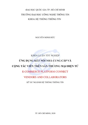 Khóa luận tốt nghiệp hệ thống thông tin ứng dụng kết nối nhà cung cấp và cộng tác viên trên sàn thương mại điện tử