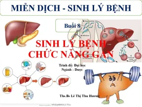 Bài 8 sinh lý bệnh chức năng gan