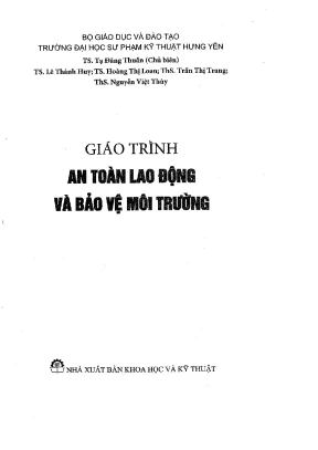 Giao trinh an toan lao dong va bao ve moi truong ta dang thuan