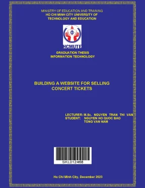 Building a website for selling concert tickets