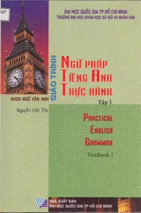 Giáo trình ngữ pháp tiếng anh thực hành tập 1 nxb đại học quốc gia 2003 nguyễn việt thu 142 trang
