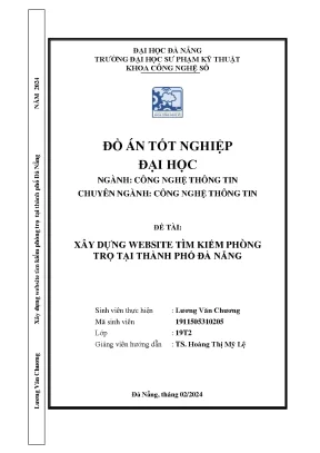 Xây dựng website tìm kiếm phòng trọ tại thành phố đà nẵng