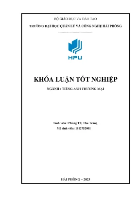 A study on difficulties in writing a data interpretation essay encountered by english majored sophomores at hai phong university of management and technology and suggested solutions