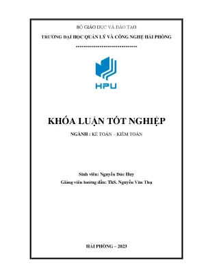 Hoàn thiện công tác kế toán vốn bằng tiền tại công ty tnhh thương mại và dịch vụ vận tải lê hoàng